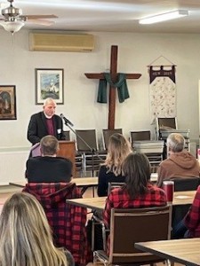 Bishop Michael at Community Meeting