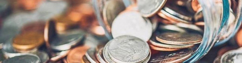 Coins in a jar